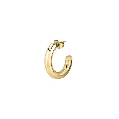 Timeless gold-plated single earrings LPS02AQM0 - Diameter: 1.5 cm
