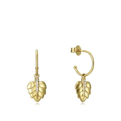Fashion gold plated earrings 2in1 Trend 85025E100-36