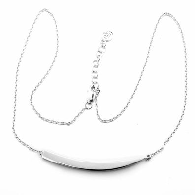 Sif Jakobs Necklace Pila Grande Silver Collection Sj-C1012-Cz