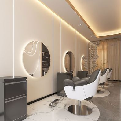 Konsole Friseur Barber Kosmetikspiegel LED 80x80 PRO