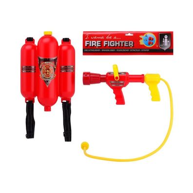 Feuerwehr Kinder-Rückenspritze Wasserpistole Löschrucksack Feuerlöscher