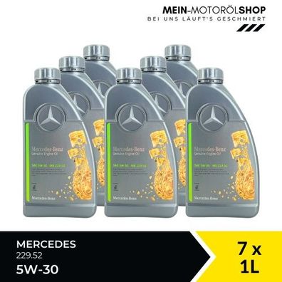 Mercedes 5W-30 229.52 7x1 Liter