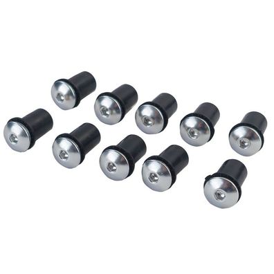 Motorrad Windschild Schrauben Verkleidungsscheiben Schraubensatz Alu M5 Silber