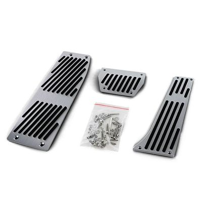 Alu Pedale Automatik + Fußstütze passend für BMW E34 E39 E60 E61 E32 E38 E63 E64