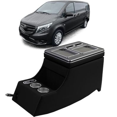 Mittelkonsole Armlehne Schwarz passt für Mercedes Viano W639 V-Klasse W447 03-19