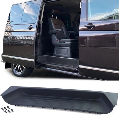 Abdeckung Trittstufe Trittschale Schiebetür Schwarz für VW Bus T5 T6 ab 03