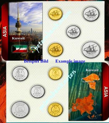 Kuwait KMS. 1962-2011 Unc. im Blister 6695#