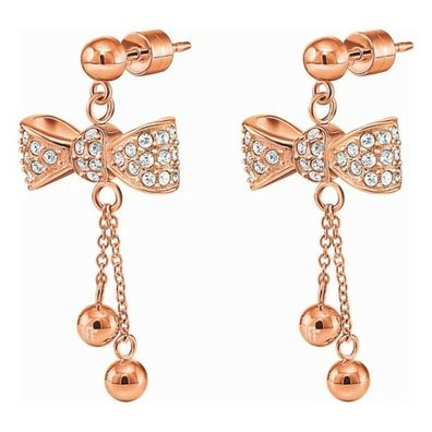 Folli Follie Women's Ear Studs Stainless Steel Rosé 4cm 3e15t003rc