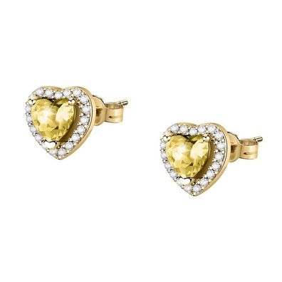 Gold-plated earrings Heart Tesori SAVB06