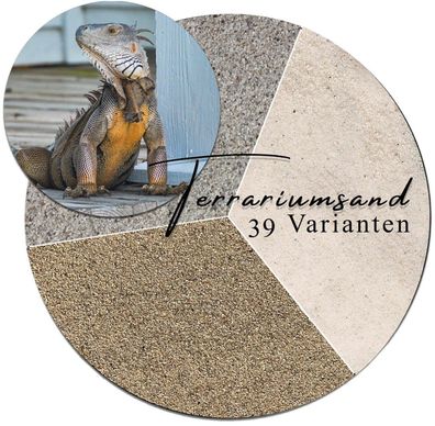 Terrariumsand Terrariensand 25kg in 3 Naturfarben bis 2mm gewaschen+hocherhitzt