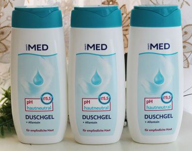 3x300ml Ream Bade/Duschgel Allantoin Provitamin B5 pH-hautneutral empfindliche