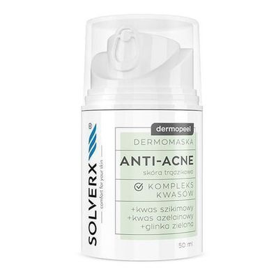 Solverx Dermopeel Aknepflege Maske fuer Problemhaut, 50ml