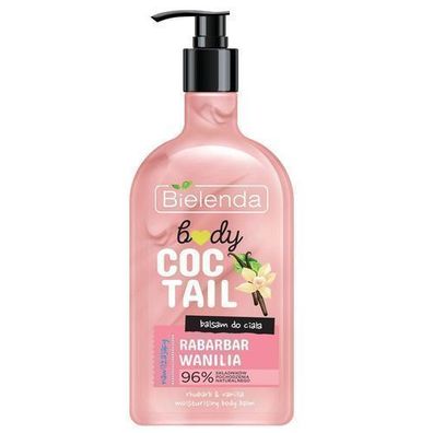 Bielenda Koerperpflege Feuchtigkeitsbalsam Rhabarber & Vanille, 400ml