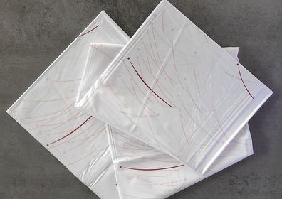 Vinyl Duschvorhang Mikado 180x200cm. dünne weiche Vinylfolie