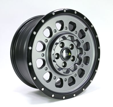 Komplettrad für MAN TGE Wohnmobil Grabber AT3 255/55 18 120R Twin Monotube Felge ston