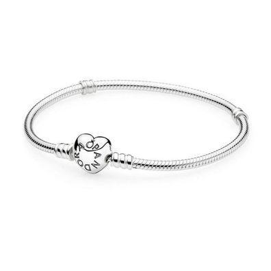 Armband 17 - Sterlingsilber - Herz Verschluss