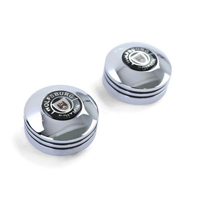 Spiegelverstellknöpfe Chrom Wolfsburg Edition für VW Golf 3 Vento 91-97 Polo 6N