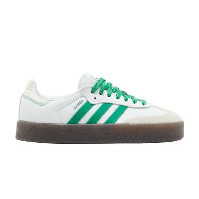 adidas Sambae Cloud White Green Womens IE9105 Wei Sneaker