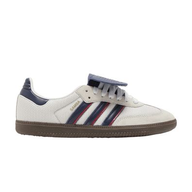 adidas Samba LT Crystal White Dark Blue IE9169 Wei Sneaker