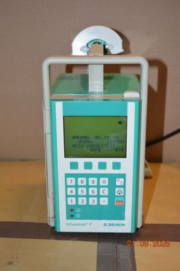 B. BRAUN Infusomat P für Anästhesie und Intensiv mit Tropfenzähler mit 12838h (30) DK