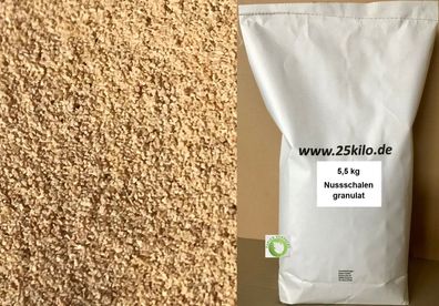 5 kg Nussschalengranulat WalnussGranulat Strahlmittel Softstrahlmittel Tumbler
