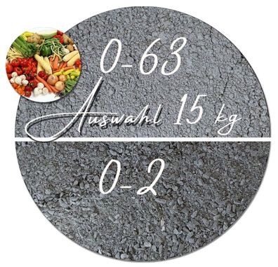 Diabas Urgesteinsmehl fein / sandig Steinmehl Gesteinsmehl Bodenverbesserer 15kg