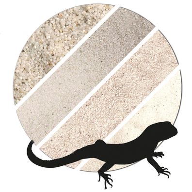 25 kg Terrariumsand Terrariensand weiß Terrarienkies Sand Terrarium Bodengrund