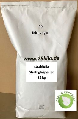 15 kg Strahlmittel Glasperlen Strahlglasperlen Glasstrahlen Sandstrahl Strahlgut