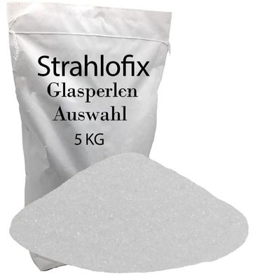 5 kg Strahlmittel Glasperlen - strahlofix® für Edelstahl & Aluminium