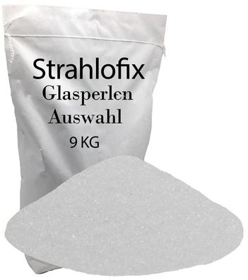 9 kg Strahlmittel Glasperlen - strahlofix® Profiqualität für Edelstahl & Alu
