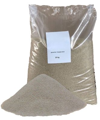 Quarzsand 25kg Sand für Filteranlagen 0,4-0,8mm Filtersand Pool Sandfilteranlage
