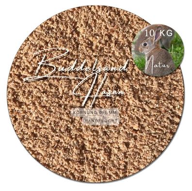 10 kg Kaninchensand Buddelsand 0-1 Buddelkiste Kaninchen Hasen Nager Hamster