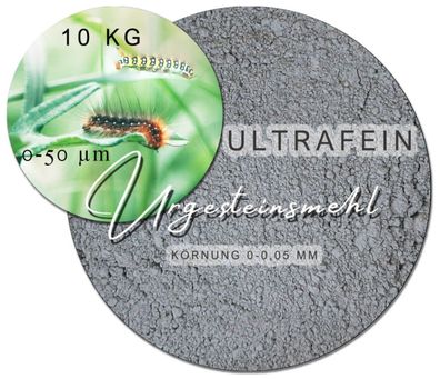 10kg ultrafeines Gesteinsmehl Gesteinpulver Pflanzenschutz Raupenfrei Blattläuse