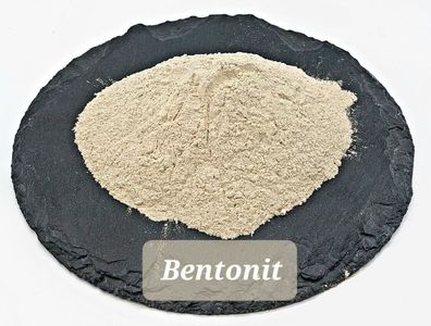 2000g Bentonit Pulver 75µm Montmorillonit Naturmineral Mineralerde (2x1kg)