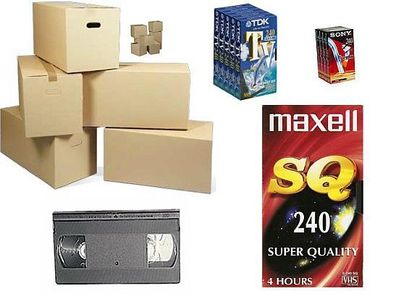 VHS Videokassetten E-240 Maxwell, BASF, . TDK... neu o. einmal bespielt! Top Preis!
