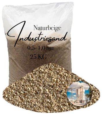 25 kg Quarzsand Naturbeige 0,5-1,0 für Kunstharz und Epoxidharzsysteme