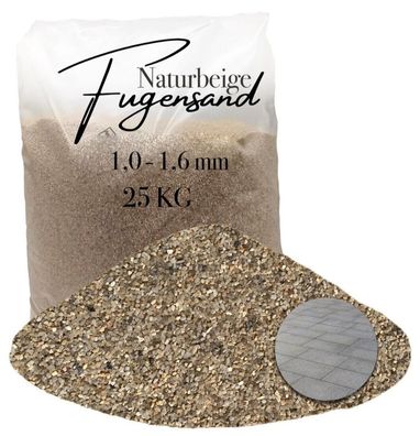 Fugensand Quarzsand 1,0-1,6 mm naturbeige 25 kg Plastik - Präzise Einkehrlösung für P