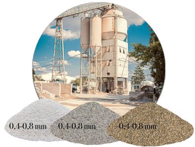 Quarzsand 0,4-0,8 mm natur - feuergetrocknet für Bau & Technik