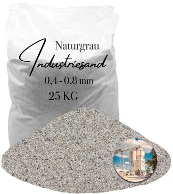Quarzsand grau 0,4-0,8 mm 25 kg - Einstreusand für Epoxidharz und Kunstharzsysteme