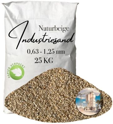 Quarzsand naturbeige 0,63-1,25 mm - Kunstharz, Epoxidharz, Kunstharz-Einstreuung, 25