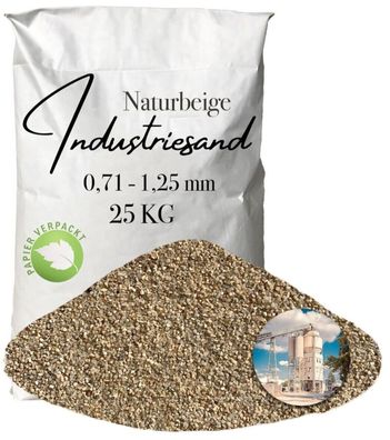 Quarzsand naturbeige 0,71-1,25 mm - Kunstharz, Epoxidharz, Kunstharz-Einstreuung, 25