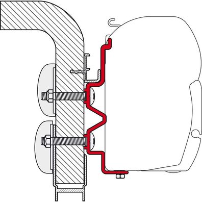 Kit Hymer Camp Markisenadapter F45