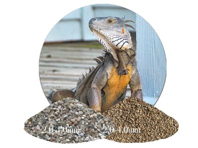 Terrarienkies 2,0-4,0 mm naturfarben - grober Bodengrund für Kornnatter & Vogelspinne