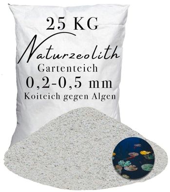 Zeolith 0,2-0,5 mm: Premium-Feinstruktur für klares Teichwasser und Gartenboden