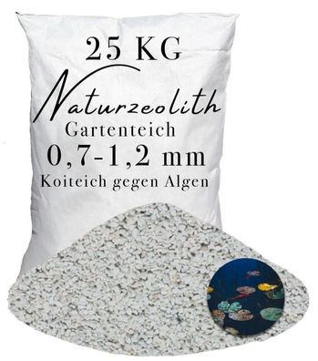 Zeolith 0,7-1,2 mm: Effektive Teichfilterung für sauberes Wasser