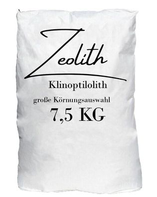 Zeolith 7,5kg Zeolithpulver Phosphatbinder Zeolite Zeoliet Filtermaterial