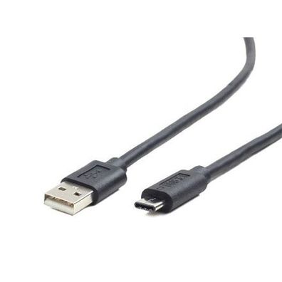 Gembird USB-A/USB-C, 1m USB-Kabel USB 2.0 USB A USB C Schwarz