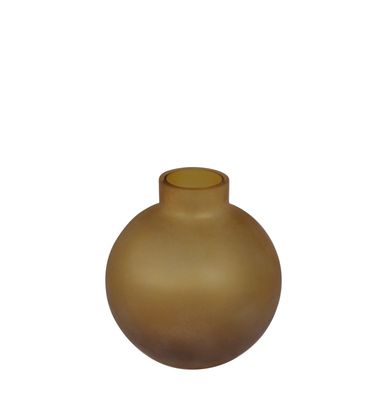 Kaheku Kugelvase Solento amber satiniert 18 Ø 19h 1150009163