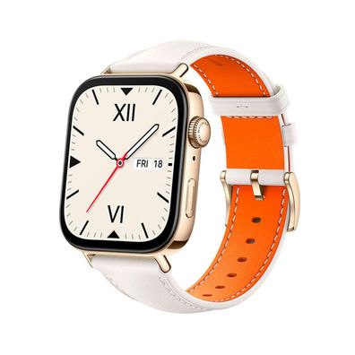 Watch Fit 3 (Solo-B19V) (Gold/Weiß, Leder-Armband In Weiß)