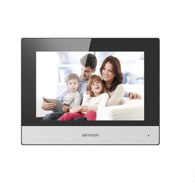 Hikvision DS-KH6320-TE1 Video-Zugangssystem 17,8 cm (7 Zoll) Schwarz, Grau
